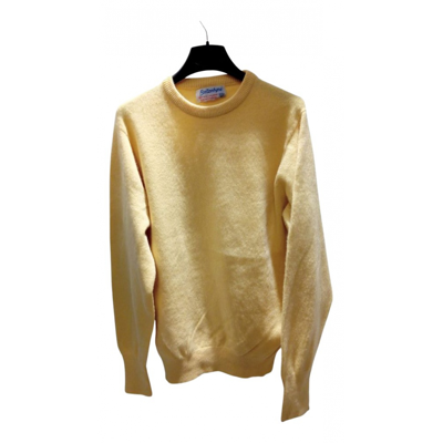 Pre-owned Ballantyne Cashmere Pull In Yellow