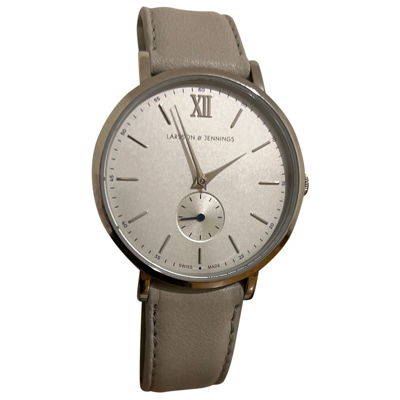 Pre-owned Larsson & Jennings Watch In Silver