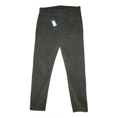 Pre-owned Pencey Velvet Trousers In Brown