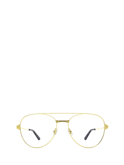 Cartier Ct0307o Gold Unisex Eyeglasses
