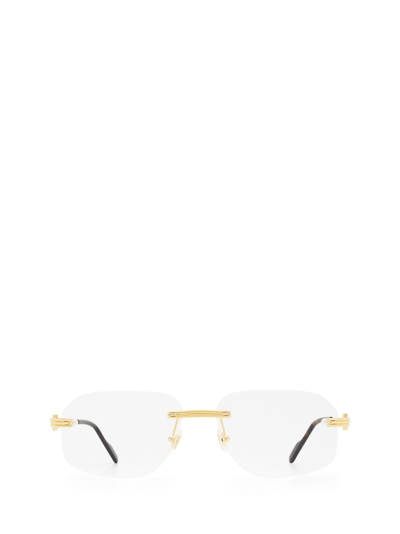 Cartier Ct0284o Gold Glasses