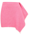JACQUEMUS TWISTED-WRAP KNITTED MINI SKIRT