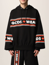 Gcds Sweatshirt With Logo Band In Black