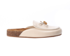 Tory Burch Tory Medallion Charm Loafer Mules In Beige