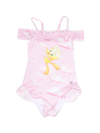 MONNALISA PINK SWIMSUIT TWEETY BIRD PRINT