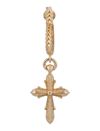 Emanuele Bicocchi Cross Single Earring In Gold