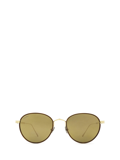 Cartier Eyewear Ct0250s Gold Sunglasses