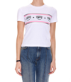 Chiara Ferragni Maxi Logomania Cotton T-shirt In White
