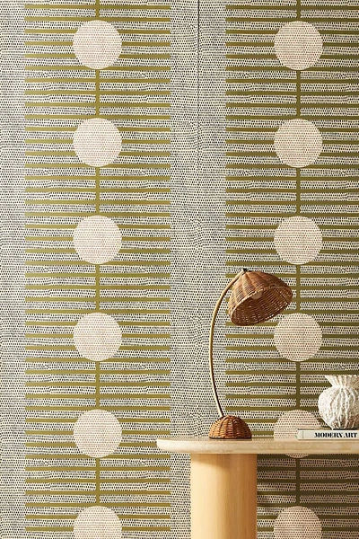 Mitchell Black Nomalanga Wallpaper In Green