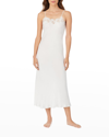 Eileen West 50" Spaghetti-strap Ballet Nightgown In Wtrwhite