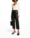 Khaite Maddy Ribbed-knit Sweater In Ivory