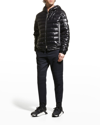 Moncler Galion Quilted Down Puffer Jacket In Black