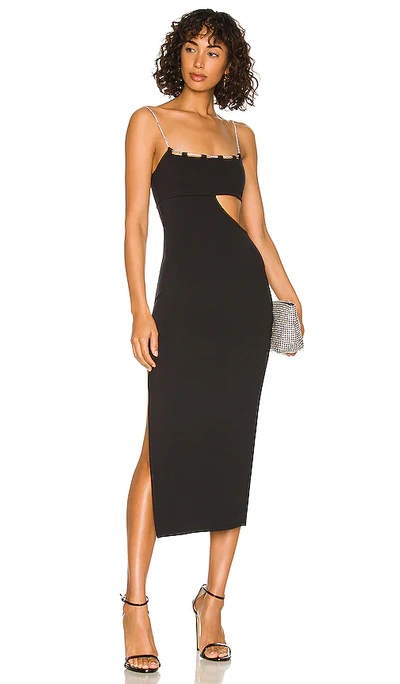 Lovers & Friends Charlotte Midi Dress In Black