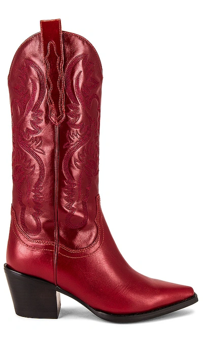 Jeffrey Campbell Dagget Boot In Burgundy