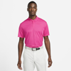 Nike Dri-fit Victory Men's Golf Polo In Active Pink,white