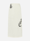Prada Sailor Tattoo Printed Cotton Skirt