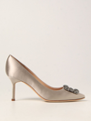 Manolo Blahnik Pumps  Women Color Grey