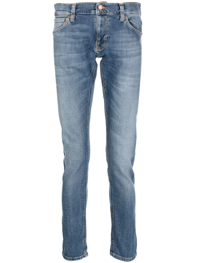 Nudie Jeans Tight Terry Skinny Jeans In Foggy Blue