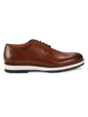 Ike Behar Men's Callum Hybrid Leather Wing-tip Derby Shoes In Tan