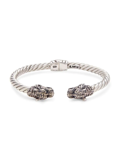 Effy Women's 925 Sterling Silver Tiger Cuff