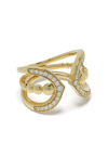 Sara Weinstock 18kt Yellow Gold Lucia Diamond Claw Ring In Gelb