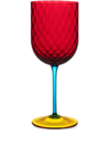Dolce & Gabbana Hand-blown Murano Red Wine Glass In Rot