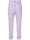MSGM CROPPED TAILORED TROUSERS