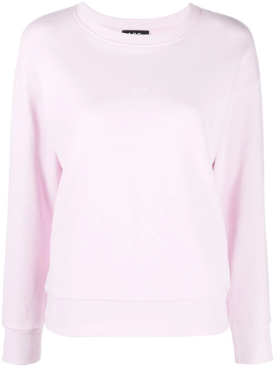 Apc Annie Sweatshirt - Atterley In Pink