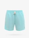 Polo Ralph Lauren Light Blue Swim Shorts With Logo In Blue