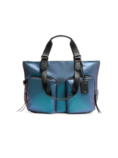 Tumi Devoe Amber Tote Bag In Iridescent Blue