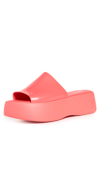 Melissa Becky Water Resistant Platform Sandal In Dark Pink