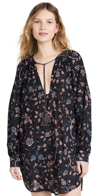 Ulla Johnson Biarritz Floral-print Tunic In Constellation