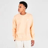 Nike Sportswear Club Fleece Crewneck Sweatshirt In Orange Chalk