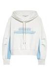 STELLA MCCARTNEY AQUAFLEX LOGO GRAPHIC HOODIE