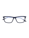 Nike Contrast Square-frame Glasses In Purple