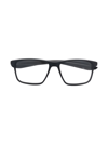Nike Logo Square-frame Glasses In Black