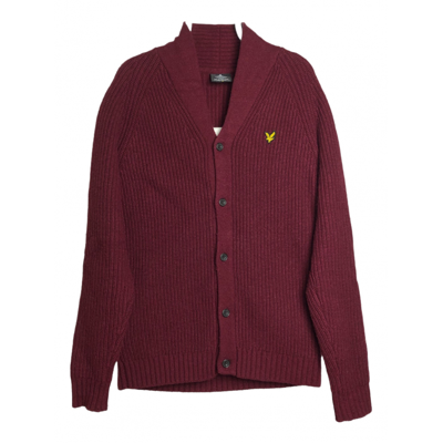 Pre-owned Lyle & Scott Pull In Burgundy