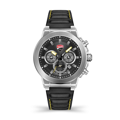 Ducati Corse Campione Multifunction Collection Watch In Black And Silver