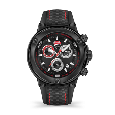 Ducati Corse Partenza Collection Chronograph Watch In Black