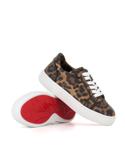 christian louboutin vieirissima leather sneaker