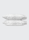 Matouk Quincy Standard Pillowcases, Pair In Silver
