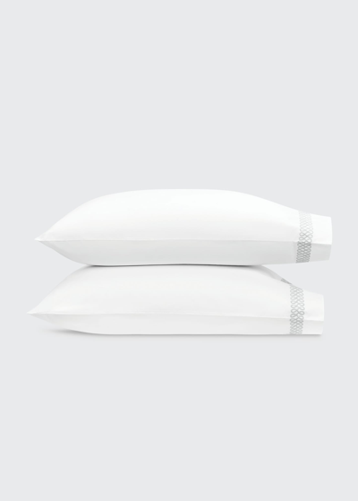 MATOUK ASTOR BRAID PILLOWCASES, PAIR, STANDARD