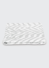 Matouk Quincy King Fitted Sheet In Silver
