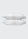 Matouk Quincy Standard Pillowcases, Pair In Silver