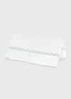 Matouk Schumacher Prado Flat Sheet, Full/queen In Hazy Blue