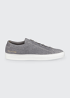 Common Projects X B. Shop Men's Achilles Patterned Suede Low-top Sneakers In Dark Grey