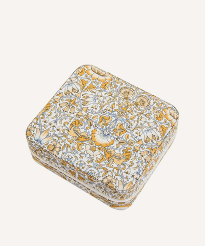 Bon Dep Lodden Golden Organic Tana Lawn Cotton Jewellery Box In Assorted