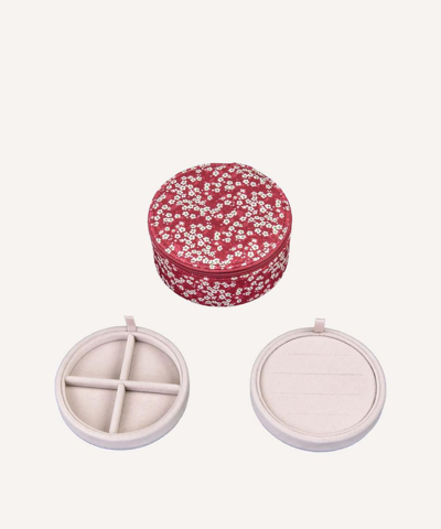 Bon Dep Mitsi Valeria Tana Lawn Cotton Round Jewellery Box In Assorted