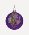 UNSPECIFIED TIGER GLITTER GLASS BAUBLE