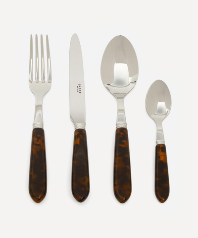 Sabre Tortoise Four-piece Stainless Steel Cutlery Set